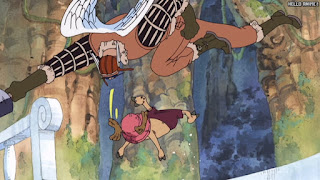 ワンピース アニメ 空島 スカイピア 162話 シュラ チョッパー | ONE PIECE Episode 162 Skypiea