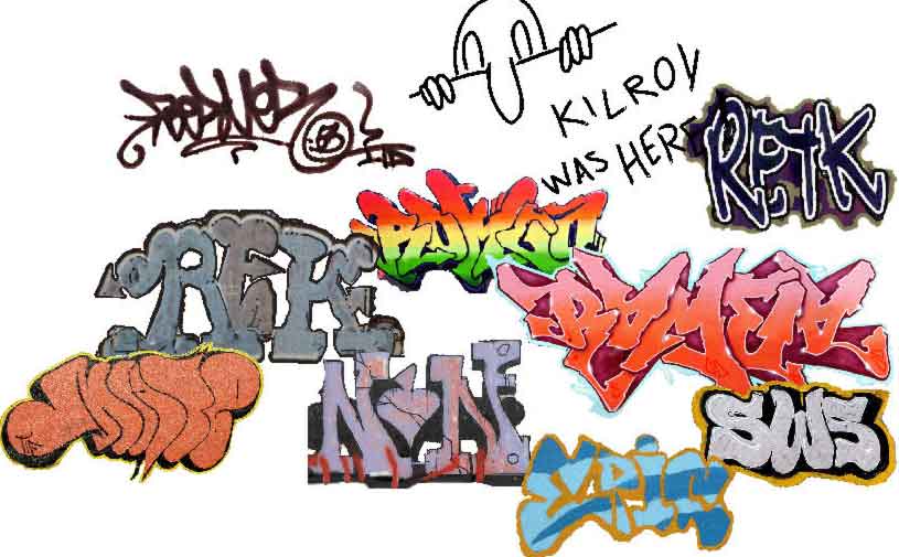 3D Sketch graffiti alphabet