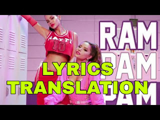 Ram Pam Pam Lyrics in English | With Translation | - Natti Natasha & Becky G