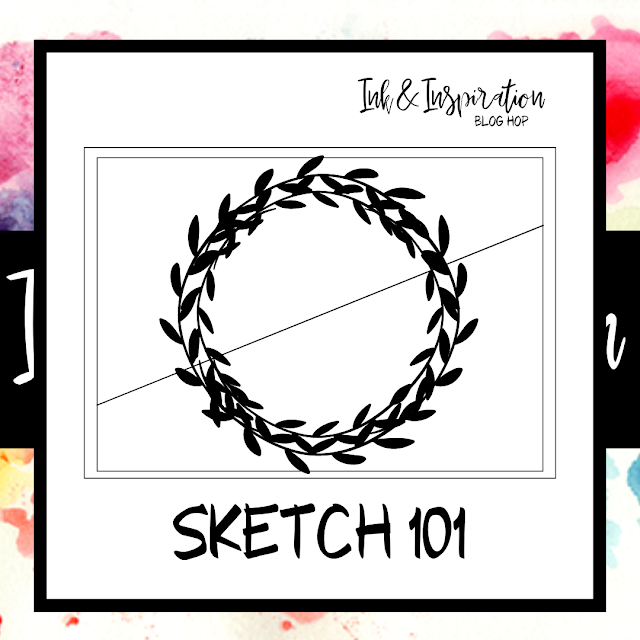 Ink & Inspiration Blog Hop - Sketch 101 | Nature's INKspirations by Angie McKenzie