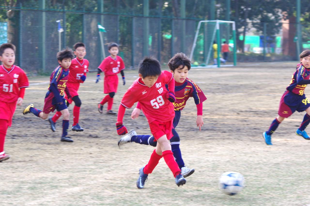 和田ブルドッグサッカークラブ 2年練習試合 1月日 井草森公園