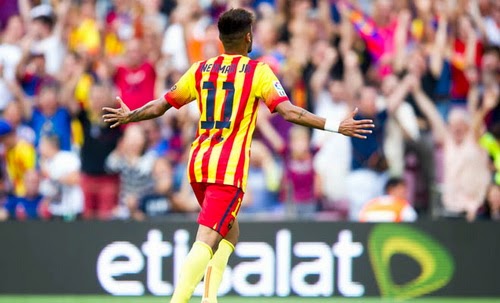 Neymar là người hùng trong trận thắng Bilbao 2-0.