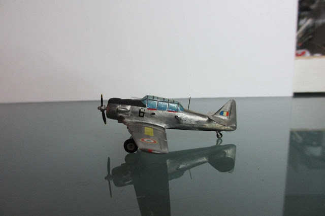 1/144 North American Snj-5 T-6 diecast metal aircraft miniature