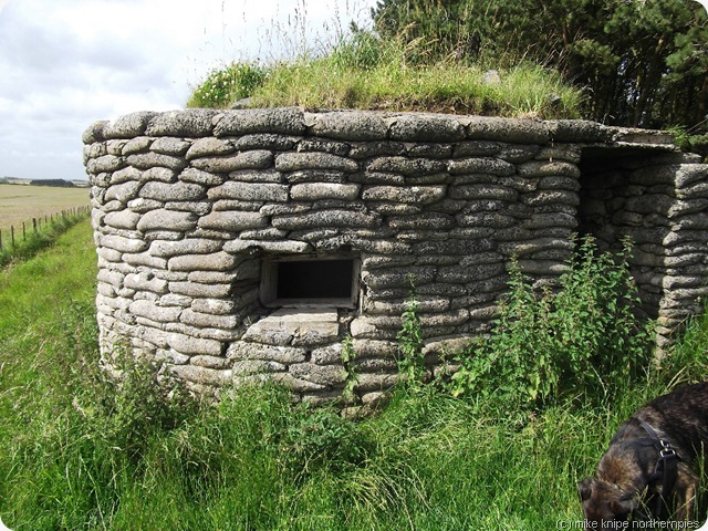 ww2 pillbox - fake concrete sandbags
