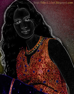 Bollywood Actress Katrina Kaif Digital Sketches