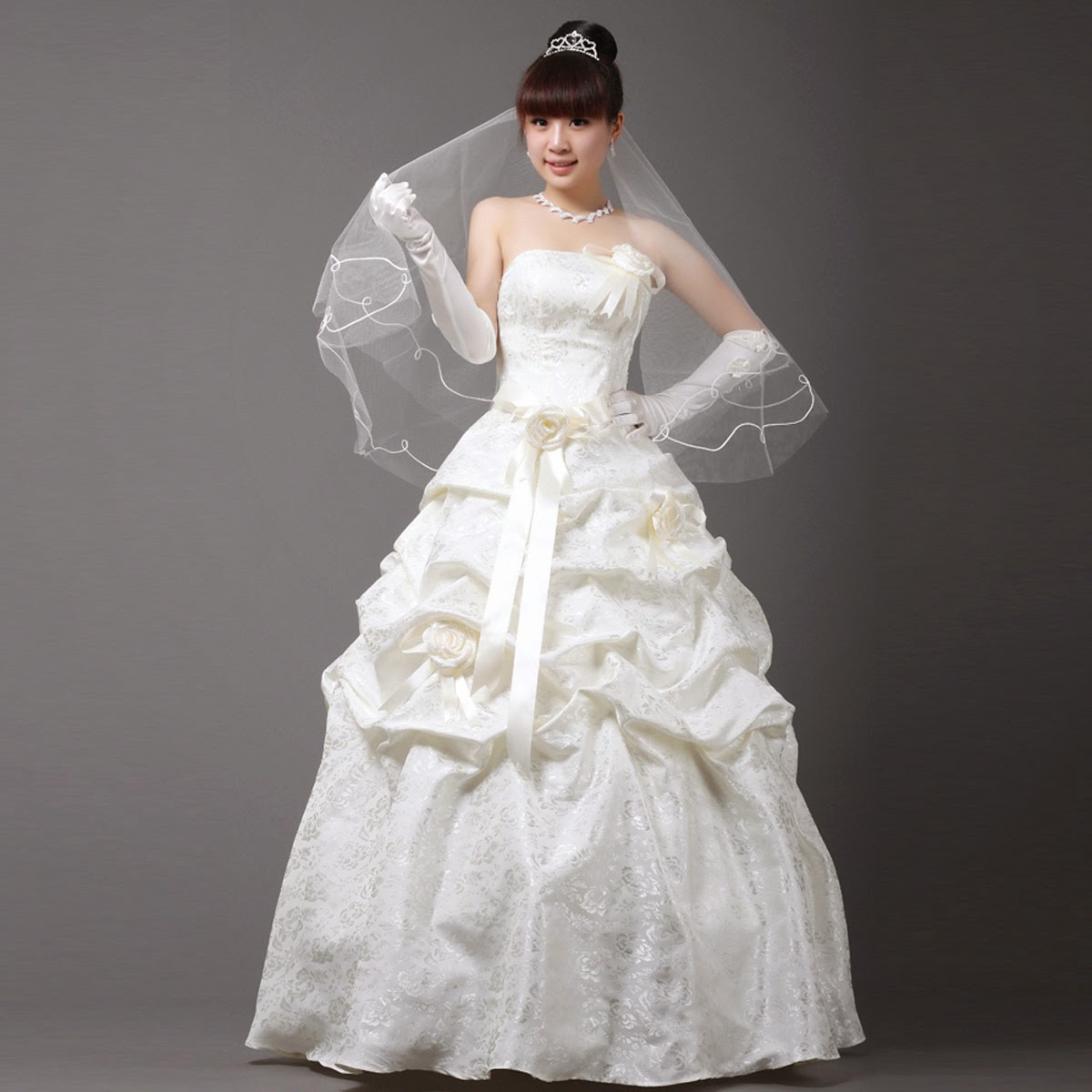 Koleksi Gaun Dress Pengantin Pesta Wedding Dress Korean CLIP