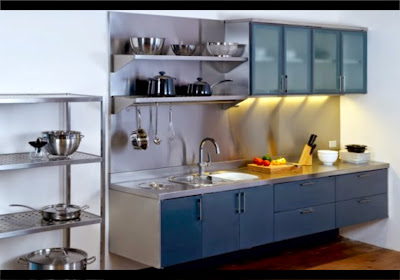 Model Kitchen Set Aluminium Minimalis