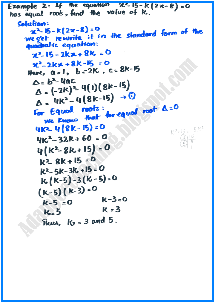 theory-of-quadratic-equations-exercise-20-1-mathematics-10th