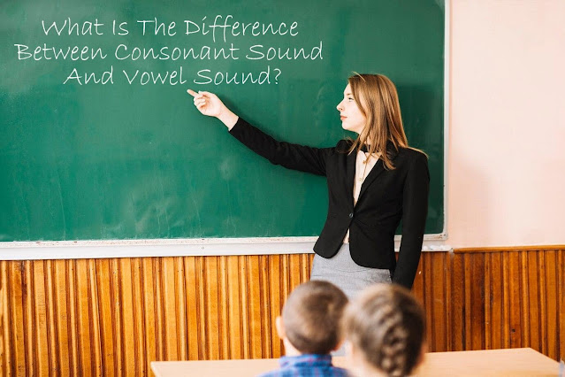 Teacher teaching the vowel and consonant sound
