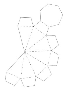 Paper diamond free template