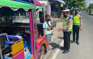 Cegah Fatalitas Laka Lantas, Satlantas Blora Larang Kereta Kelinci Beroperasi Di Jalan Raya