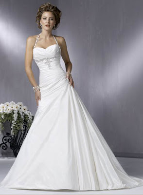 Halter Wedding Dress Italy