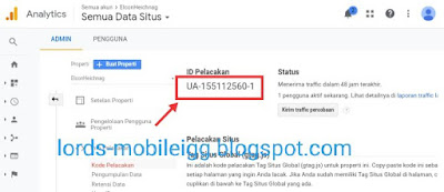 Daftar Blog Ke Google Analytics