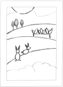 papercut landscapes drawing