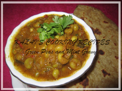 Green Peas and Mint Gravy