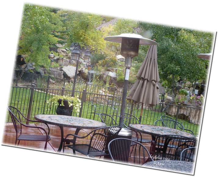 outdoor seating