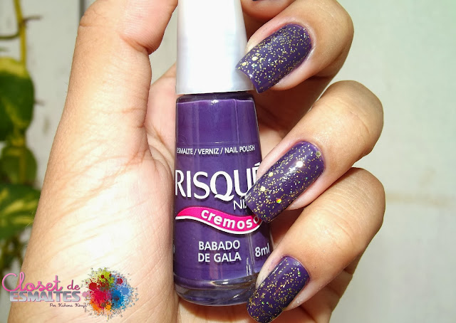 Esmaltes: Babado de Gala + Disco D'ouro