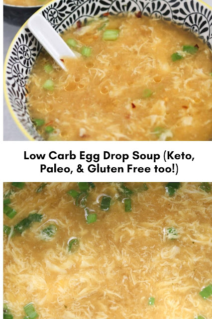 Low Carb Egg Drop Soup (Keto, Paleo, & Gluten Free too!)