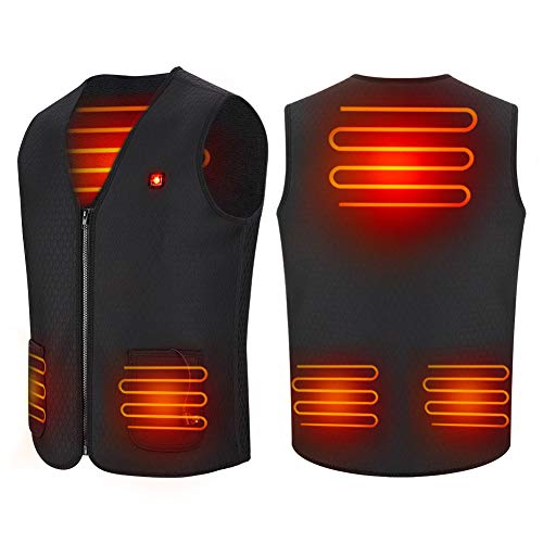 A black heated vest.