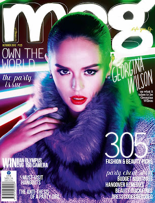 Georgina WIlson Covers Meg Magazine October 2012 Issue