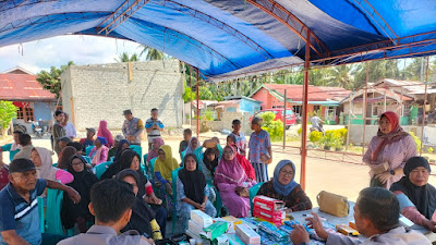 106 Warga Desa Maranda Dapat Pengobatan Gratis Oleh Satgas Madago Raya