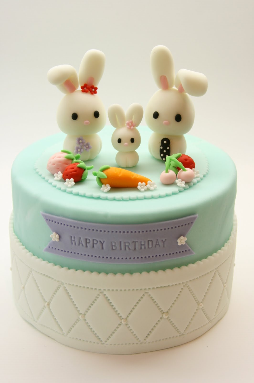 Beautiful Kitchen: Lovely Rabbit Family Cake Topper