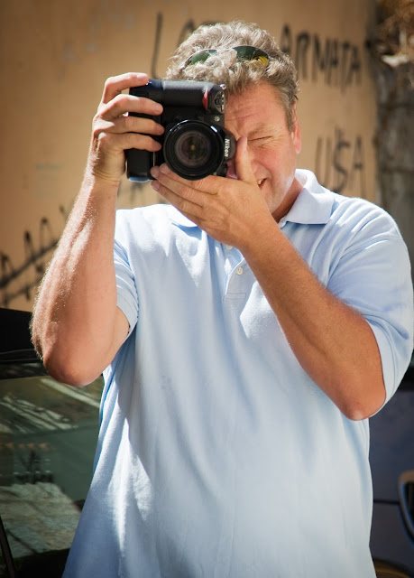 Malcolm Hawksworth on location