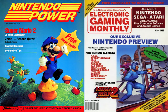 Nintendo Power and Electronic Gaming Monthly