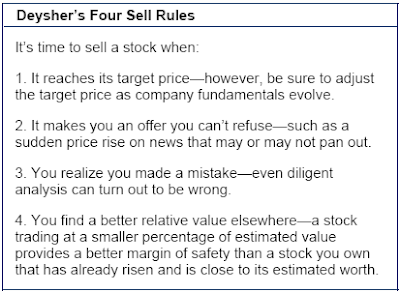 stock sell rules