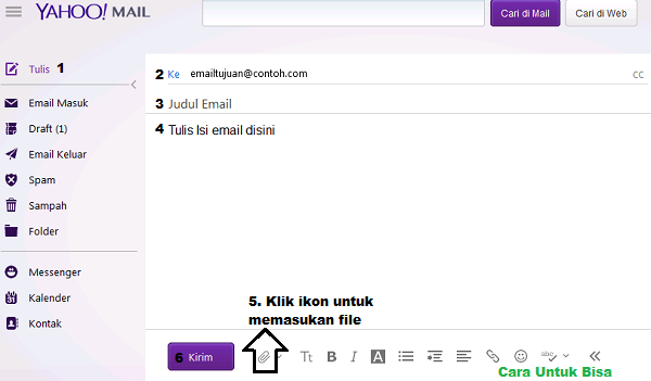 Cara Mengirim Email di Yahoo