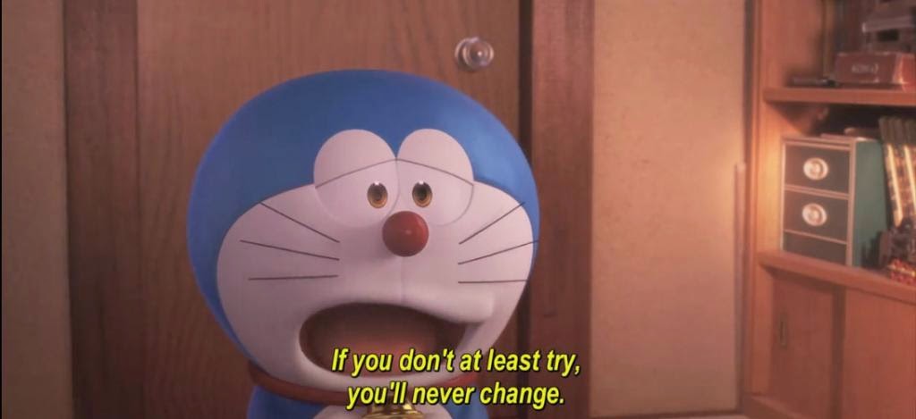 Kata Kata Bijak Doraemon dalam Bahasa Inggris dan Artinya 