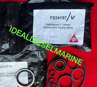 CJC FD34157/V Packing set f. P-pump Nitrile-, Pakningssat P - pumpe-,5sets worldwide delivery