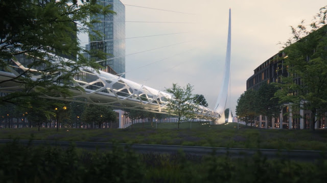 puente Calatrava megaproyecto Londres Greenwich Peninsula