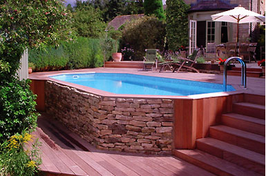 wood pool deck plans