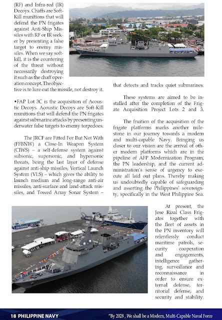 The 2nd of 2 Pages of the Article "Jose Rizal Class Frigates: What Lies Ahead"