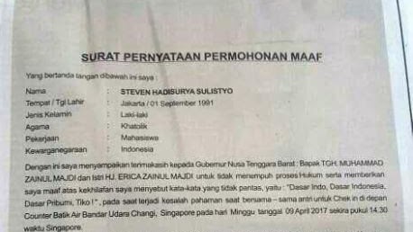 Contoh Surat Permohonan Maaf Kepada Teman Dalam Bahasa Indonesia Bagi Contoh Surat