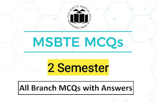 MSBTE 2th Semester All Branch MCQs with Answers I Scheme | Important MSBTE I Scheme MCQs