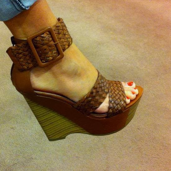 see more Cute High Heel Brown Sandals