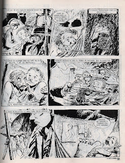 El libro de Fierro 4, enero de 1987. Los pasos perdidos El Curao guión y dibujos Oscar Estévez