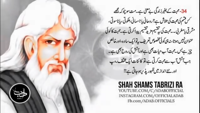 The 40 Rules Of Love | Hazrat Shams Tabraiz 40 Quotes |Urdu Quotations