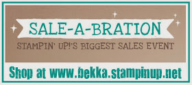Check out Sale-a-Bration 2014 before its too late www.bekka.stampinup.net