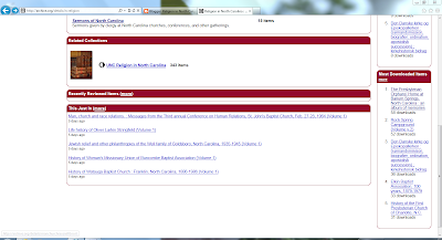 Lower half of NC Religion collection 