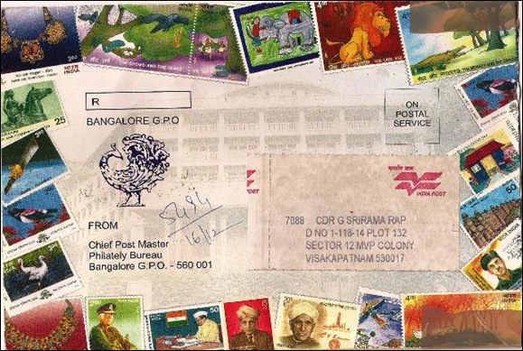 Special envelope of Philatelic Bureau Bangalore