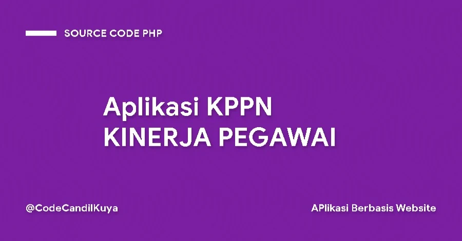 Aplikasi KPPN KINERJA PEGAWAI