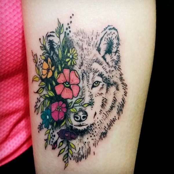 Tatuagem de Lobo - 98 ideias para se inspirar