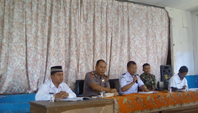 Rapat kordinasi Kecamatan Manduamas