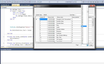 Paging data mysql pada datagridview visual basic net http://www.ilmuprogrammer.com/