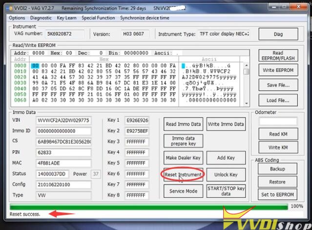 Add VW Golf 6 MK6 Key with Xhorse VVDI2 17