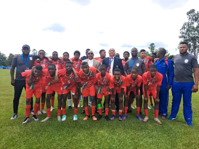 Namibian boys and girls teams