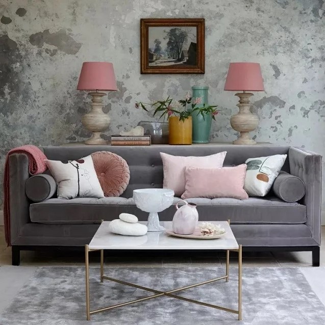 inspiration for wallpaper motifs for a narrow living room